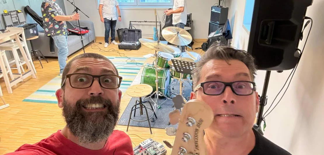 Kwyjibo en répétition au Sonotron à Differdange (LU)